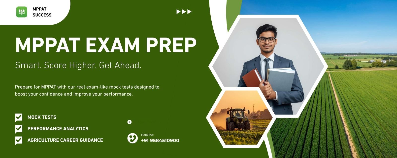SAM AgriWarrior Mock Test - Prepare for MPPAT with real exam-like mock tests